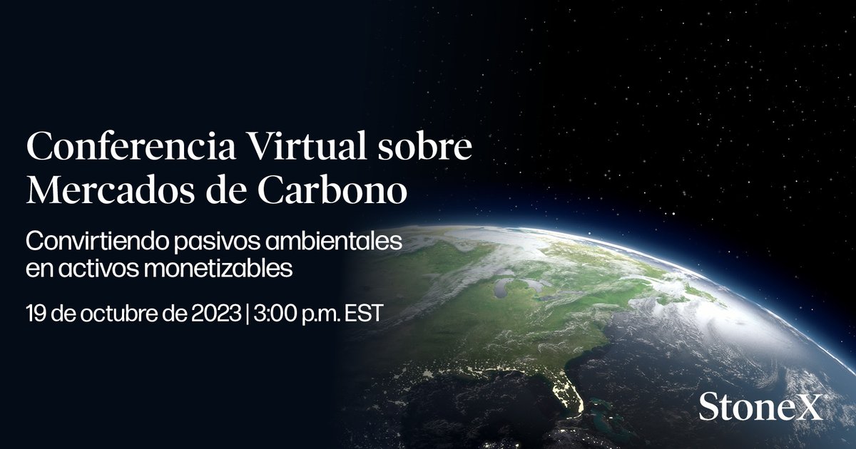 El cambio climático trae consigo una serie de riesgos, pero es posible manejarlos con acciones e instrumentos de gestión. Conózcalos en nuestra “Conferencia Virtual sobre Mercados de Carbono: Convirtiendo pasivos ambientales en activos monetizables”.

ms.spr.ly/60189sAyq
