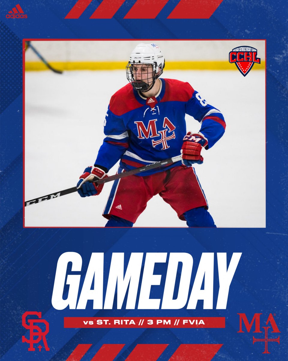 Marmion Athletics (@marmionad) on Twitter photo CCHL action continues today as Marmion will host St. Rita. 3:00pm puck drop at Fox Valley Ice Arena. Good luck! <a href="/CadetsHockey1/">Marmion Hockey</a> #WeAreMA #MakeItMarmion CCHL action continues today as Marmion will host St. Rita. 3:00pm puck drop at Fox Valley Ice Arena. Good luck! <a href="/CadetsHockey1/">Marmion Hockey</a> #WeAreMA #MakeItMarmion