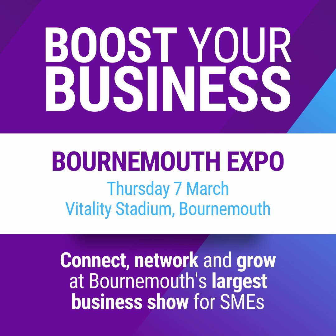 📢 Attention #Bournemouth businesses! 📢 Is your business growing? Do you want some help? Get all the ideas and inspiration you need at the upcoming Bournemouth #B2B Expo on 7th March b2bexpos.co.uk/event/bournemo… #BournemouthExpo