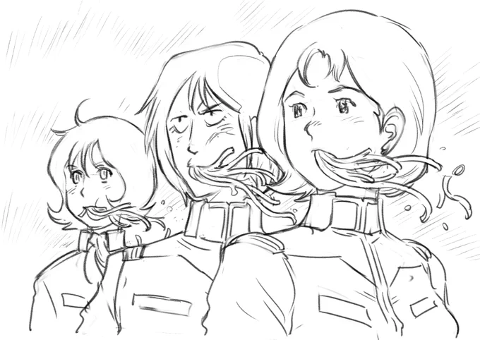 過去絵。うどん 