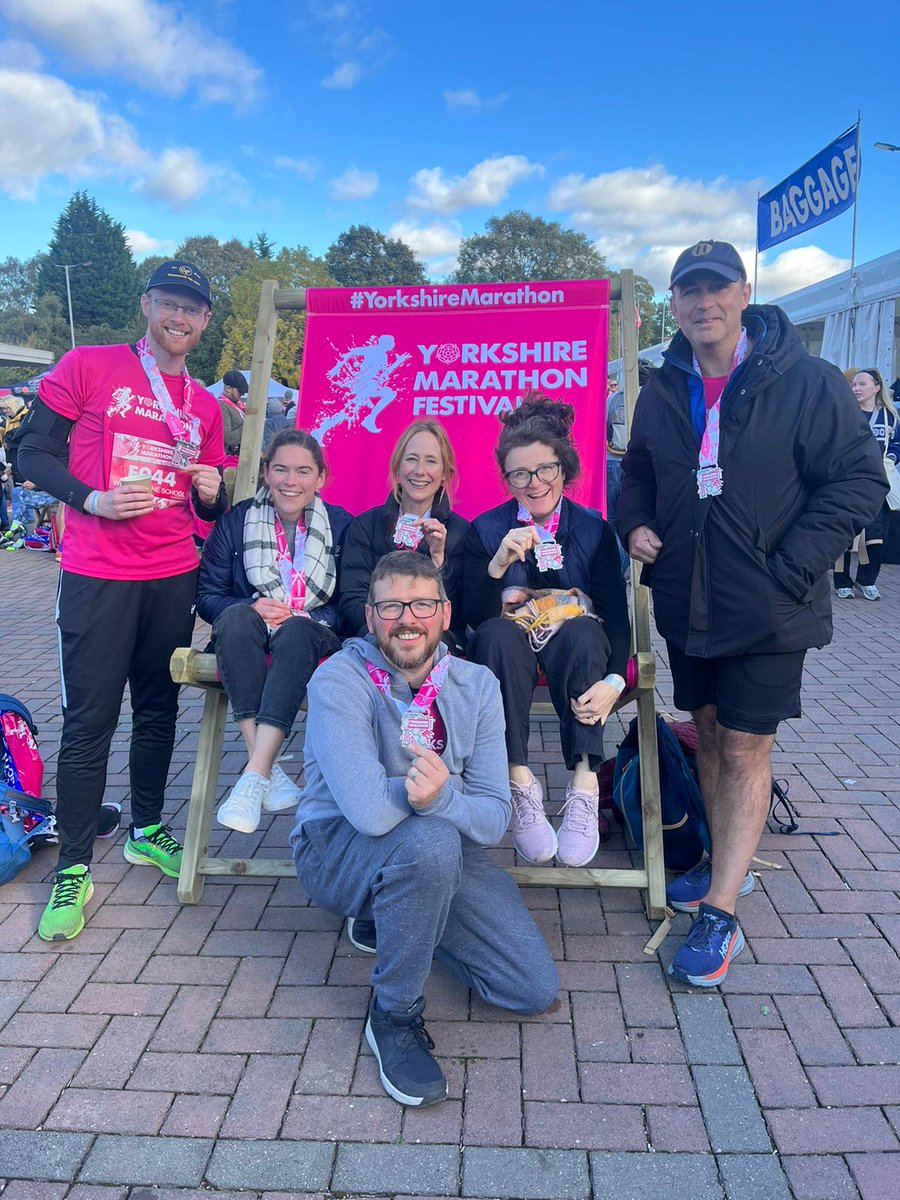 A huge well done  to #TeamWestbourne at the #YorkshireMarathon