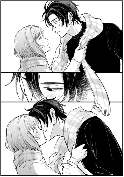 寒い日のサイエマ   #ymkr男女CP