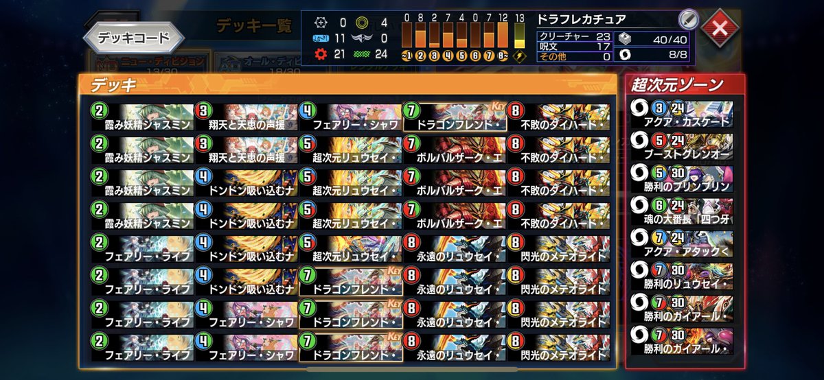 hphp_ragnel7's tweet image. 月一マンのマスター到達人間
NDドラフレカチュアとシータ刃鬼
ADライゾウ
ドラフレカチュアでプラ1までは粘ったけど戦績が連勝か連敗かぐらい浮き沈み激しかったためシータ刃鬼に変更
ADは新弾前に駆け込みで候🥷