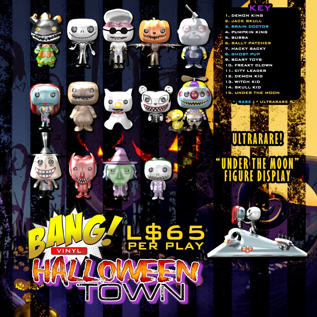 Halloweentown! @ Imaginarium Event!

For a Limited Time! Halloweentown is returning to Imaginarium for this month only!

On Sale for L$65 per play!

Make sure to collect them during the event! NOW OPEN!
SLURL: maps.secondlife.com/secondlife/Bel…
