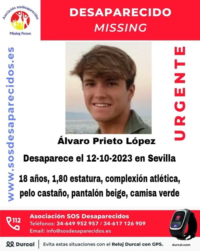 Sueldodenervion's tweet photo. Las personas que normalizan que desaparezcan 3 personas en Sevilla no tienen ningún tipo de empatía por sus familias. Hay que dejarse de chorradas y empezar a buscar a Alvaro Prieto, a Rufina Bruno y a Noelia Giménez. Esto tiene que acabar en un susto y encontrarlos sanos y salvos.