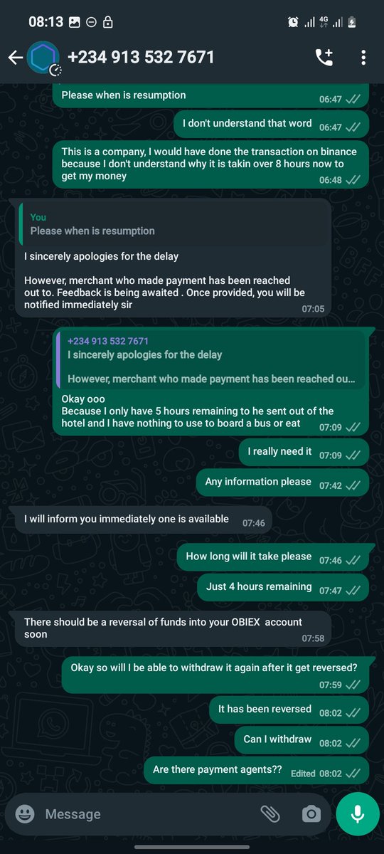 favours795's tweet photo. @Mrbankstips Good afternoon sir
Please sir I need your help
I sold my Last crypto on a platform I haven't been credited since yesterday and I'm on a journey Please sir if I get paid I will repay all back sir https://t.co/zq8IVHeXVA