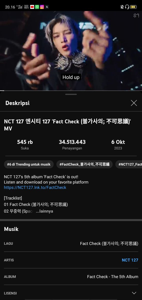 its_elfnty's tweet photo. FACT CHECK STREAMING PARTY💀👯♂️
GOALS: 35M
DON'T BREAK THE CHAIN ‼️
https://t.co/QMNB9GMAza…
#FactCheck_OutNow
#우리칠_고팩쳌
#NCT127 @NCTsmtown_127
tags: @mymay127 @markmetyong @fleurtiwai @geunyangije @taeoxo017 @JJHLTY27 https://t.co/oebk0aIdw3