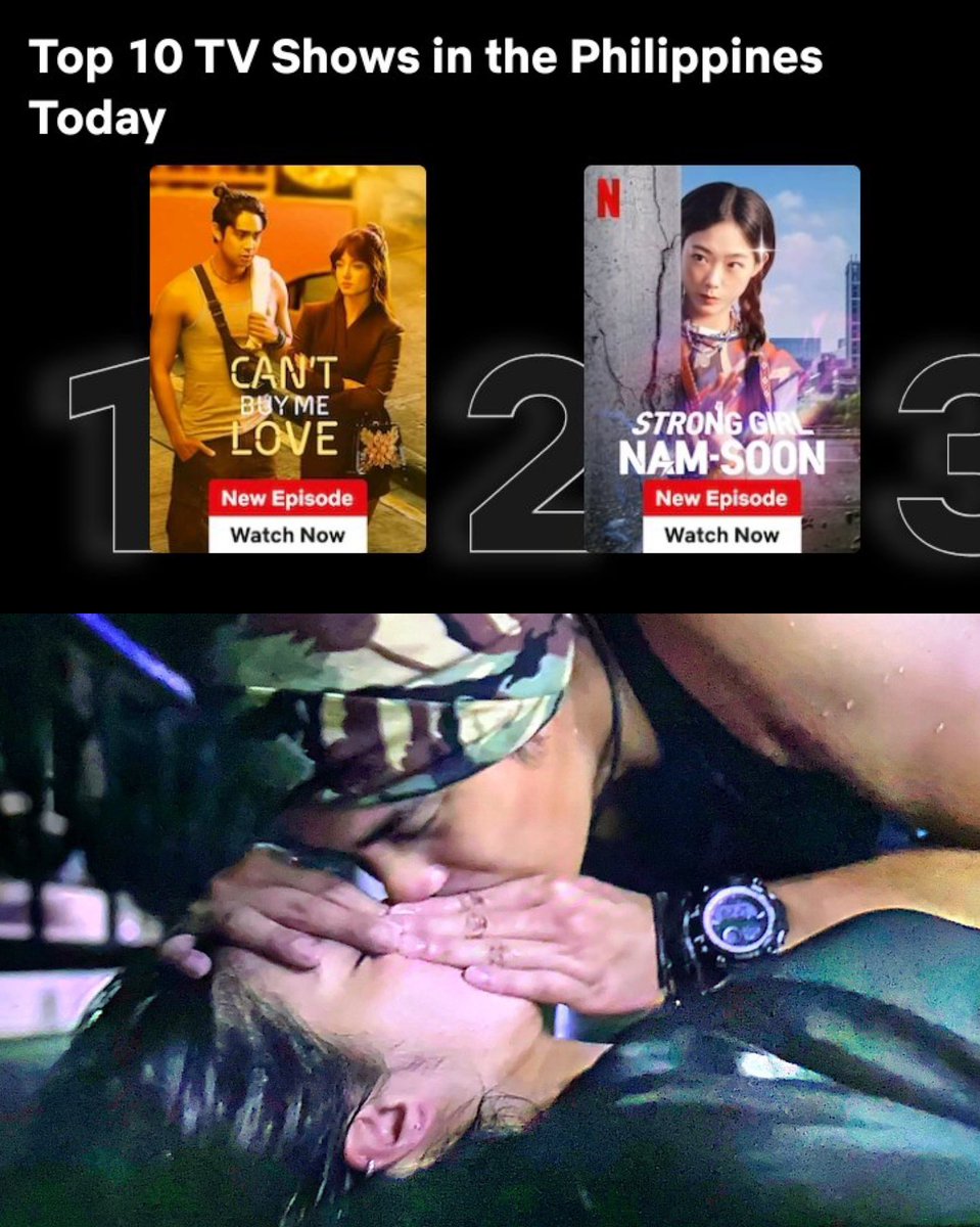 kowalerts's tweet photo. #CantBuyMeLove is now ranked as the TOP 1 in TV Shows in the Netflix Philippines Today! Congratulations @StarCreativesTV  @queenbeemae 

CBML WithLingGo
#CBMLOnNetflixEP3
#CantBuyMeLoveOnNetflix
#DonBelle | #CantBuyMeLove https://t.co/r4CUTpJzZ4