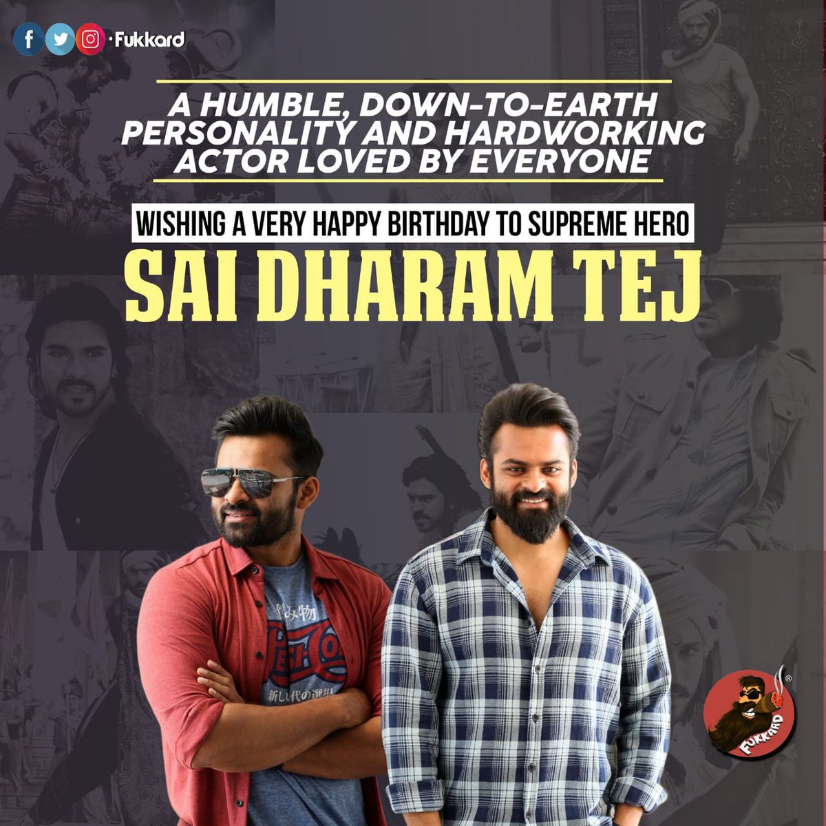 mscbose279's tweet photo. Birthday Wishes to Supreme Hero @IamSaiDharamTej ๐ฅ
#SDT17 #SaiDharamTej
#HBDSaiDharamTej ๐ฅณ https://t.co/4jXzEtvVQ4