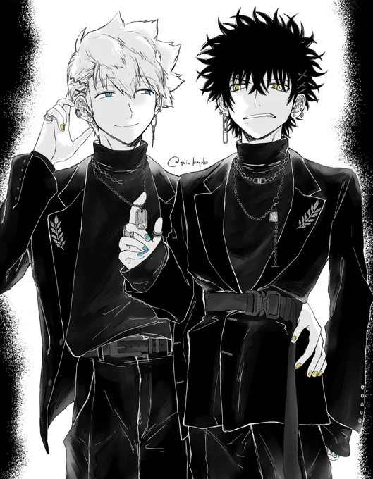 #wtスーツフェス  素敵タグを見つけたので再掲したかったけどあんま描いてなかった スーツっぽいやつら