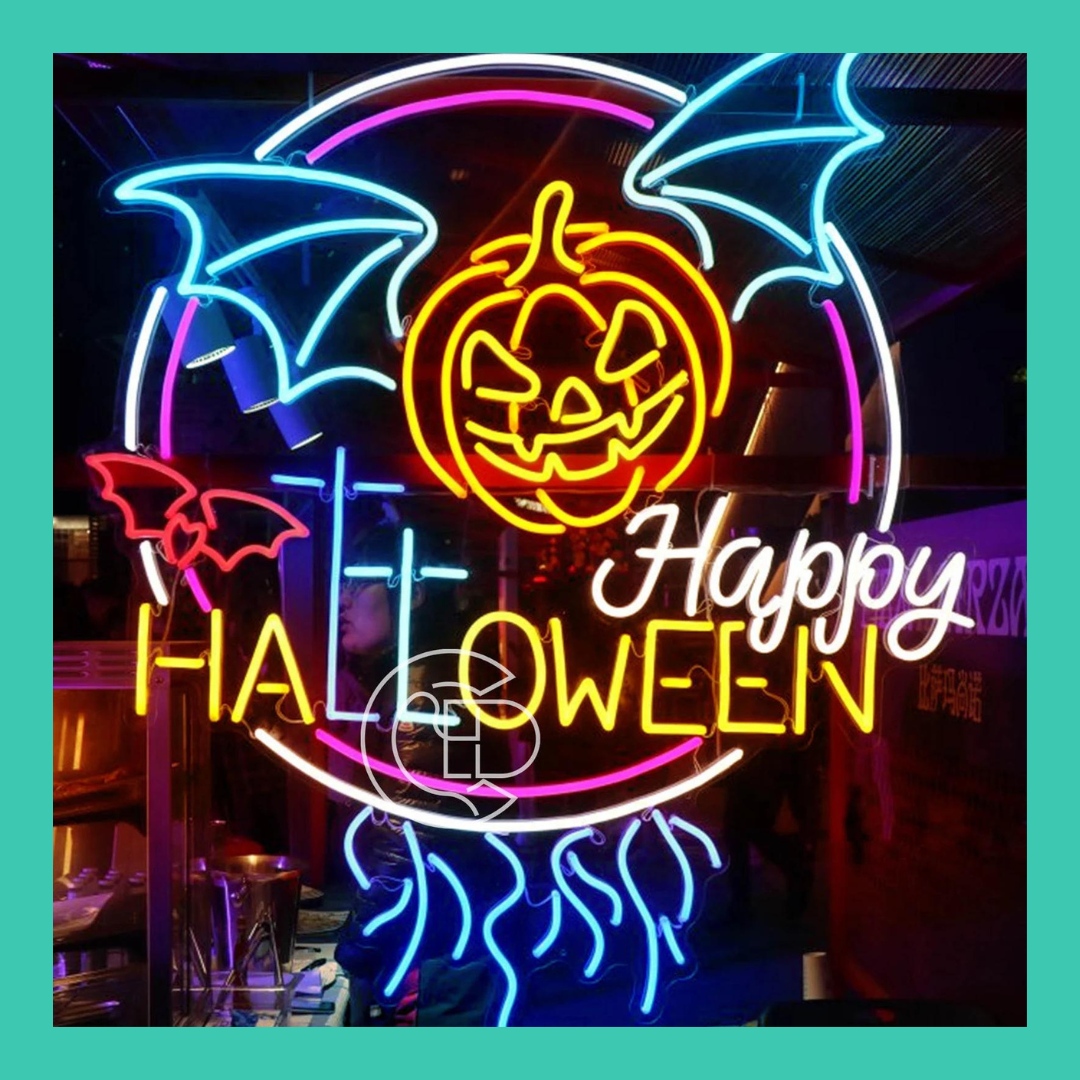 Halloween is fast approaching so The DON team are excited to decorate! This neon sign from @etsy is sure to wow any trick or treaters that come to your door! ~ #imthedon #bethedon #halloween #decorating #etsy #neon #signs #spooky #trickortreat