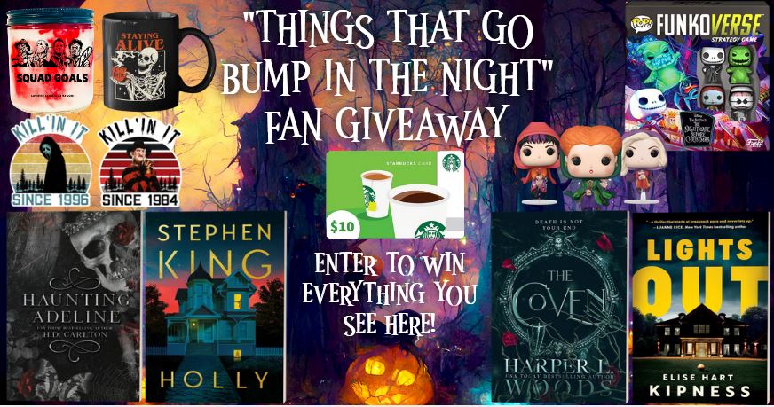Follow and like some amazing authors on social media for your chance to win some spook-tacular Halloween merch!

bit.ly/3PYZwZW