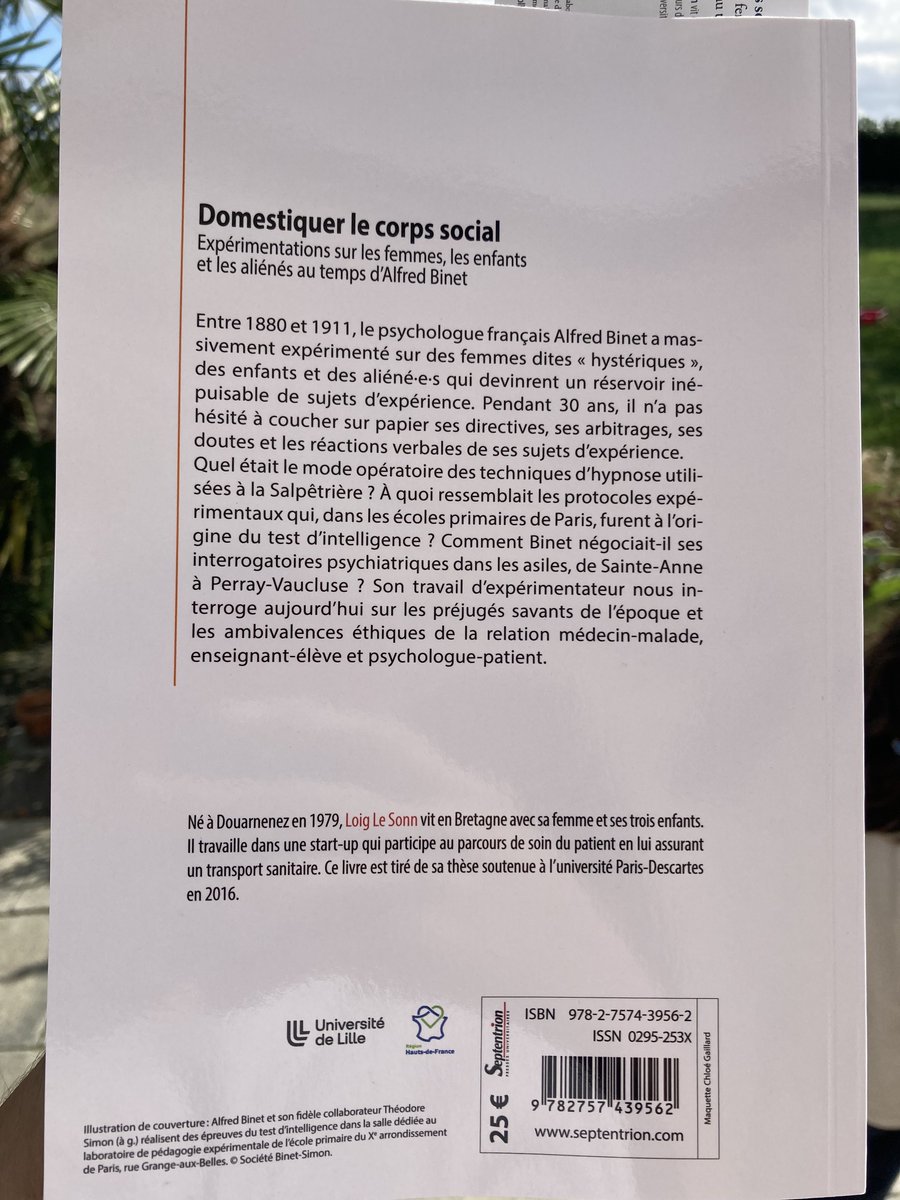 J'ai le plaisir de vous annoncer la parution de mon livre, Domestiquer le corps social. Une immersion dans les heures sombres de la médecine et de la psychologie fin 19ème siècle où les femmes, les enfants et les fous étaient exploités comme des grenouilles de laboratoire