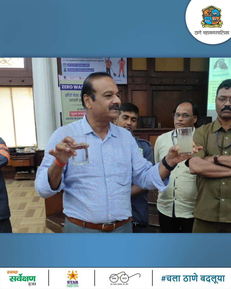 TMCaTweetAway's tweet photo. Thane Municipal Corporation joined hands with UNICEF to empower Safaimitra with the knowledge of handwashing and create awareness on this Global Handwashing Day. Clean hands, a healthier future!
#HandHygieneHeroes #CleanHandsForAll https://t.co/26PClETgud