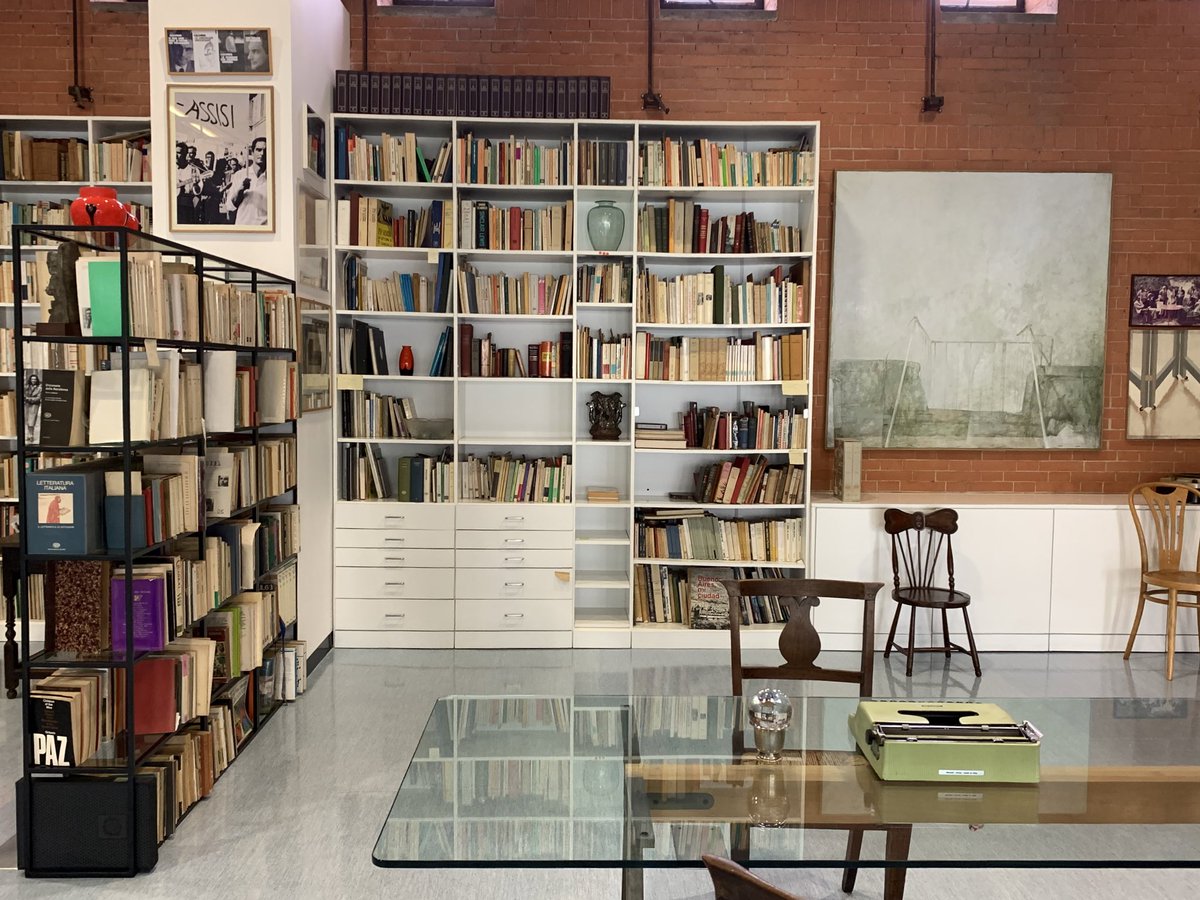lo studio di Italo Calvino ricostruito alla biblioteca nazionale centrale di roma. #calvino100