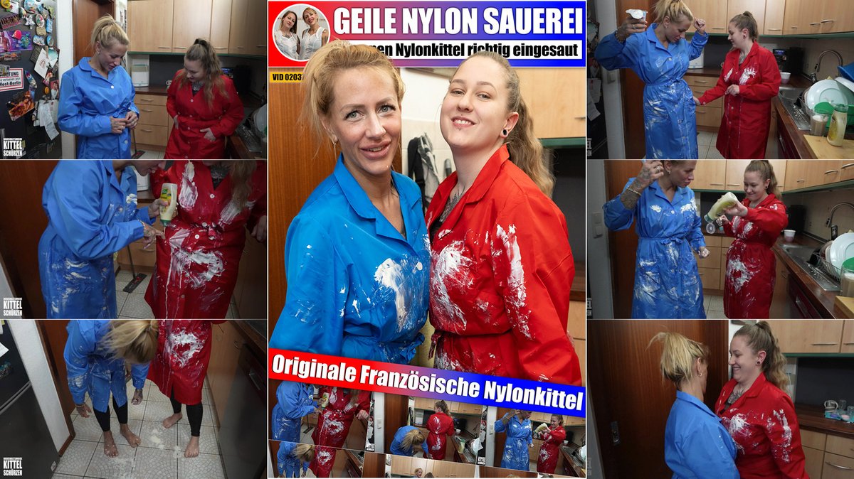 Haushaltsmode (@haushaltsmode) on Twitter photo Was für ein geiles #Messy Vergnügen. #Nylonkittel ordentlich eingesaut mit <a href="/HarleenVHynten/">HarleenVanHynten</a> und Franzi!
Jetzt im Shop: t1p.de/rnymw
#smock #nylon #kittel #fetish #apron #wetandmessy #kittelschürze #blouse #wam #kittelfetisch #german Was für ein geiles #Messy Vergnügen. #Nylonkittel ordentlich eingesaut mit <a href="/HarleenVHynten/">HarleenVanHynten</a> und Franzi!
Jetzt im Shop: t1p.de/rnymw
#smock #nylon #kittel #fetish #apron #wetandmessy #kittelschürze #blouse #wam #kittelfetisch #german