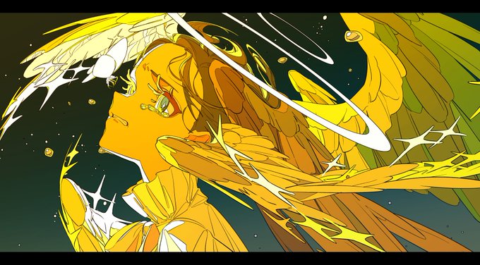 「portrait yellow theme」 illustration images(Latest)