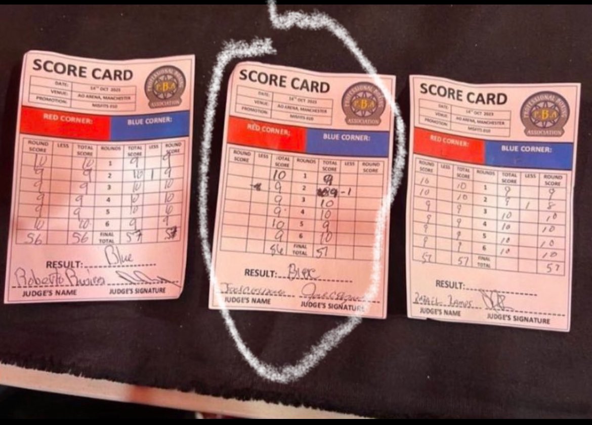 danielmc9169's tweet photo. @KSI Wtf was this judges scoring https://t.co/YW5GyeT2U1