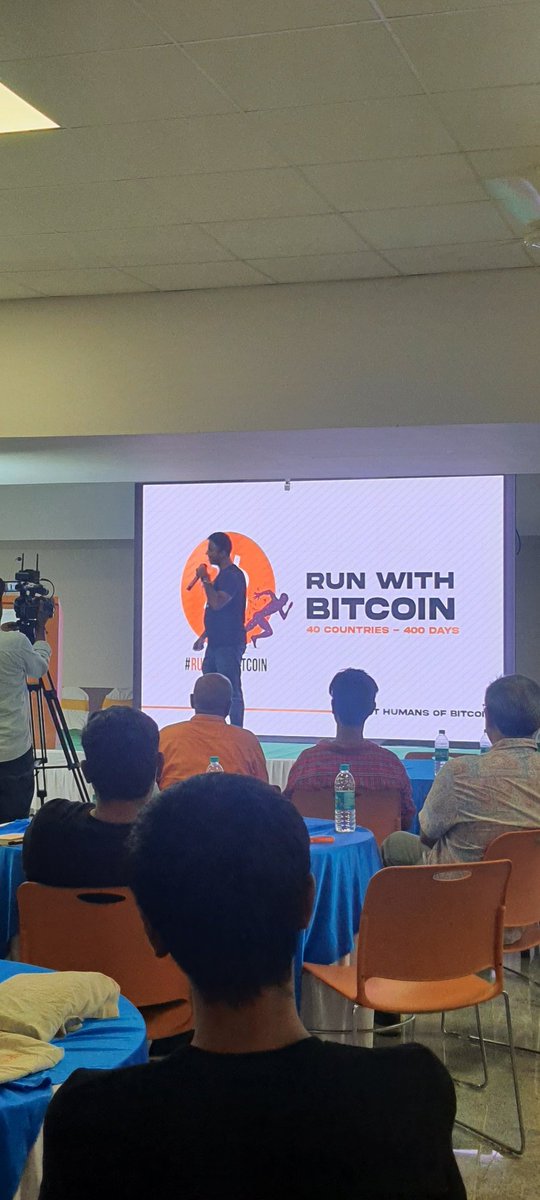 cryptoswami69's tweet photo. Such an interesting story of travelling world on #bitcoin @RunwithBitcoin
40 countries n 400days !
At @Bitcoin4India #bitcoinforindia https://t.co/mfeoqWU0Vd
