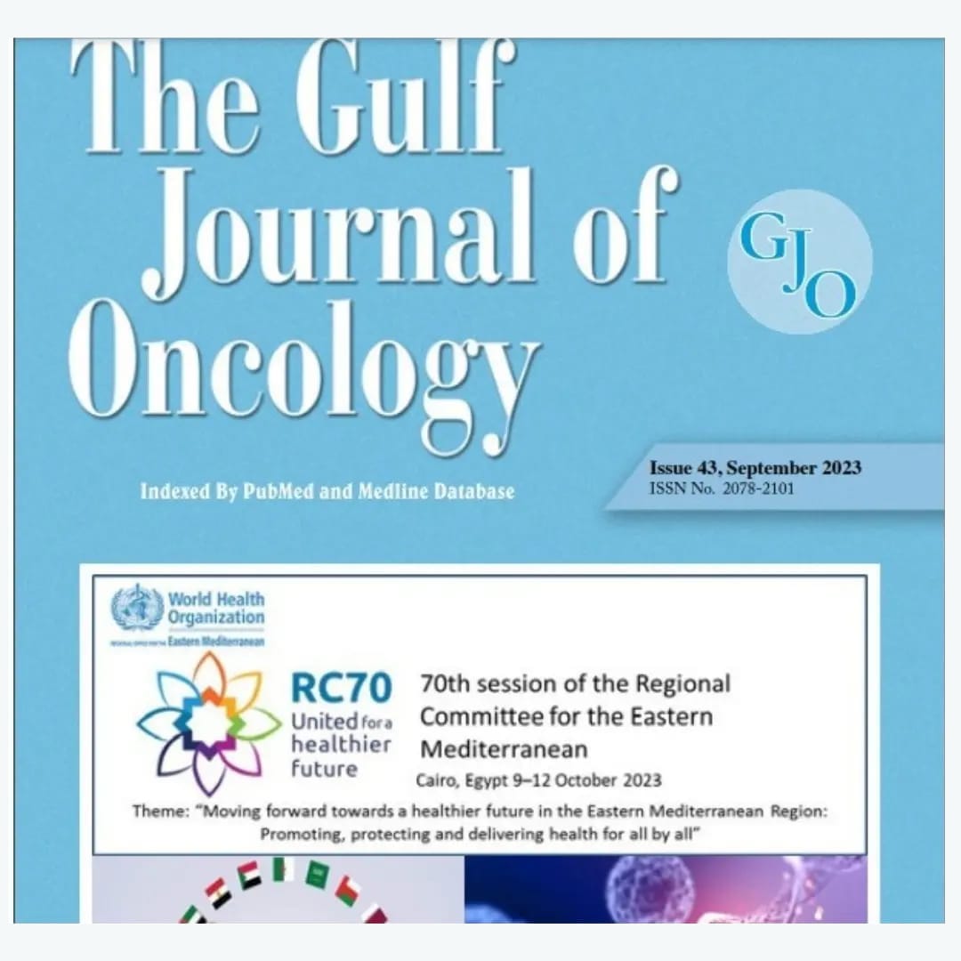 JournalGulf's tweet photo. Gulf Journal of Oncology
https://t.co/V7XZspousL
Indexed by PubMed and Medline Database
#GJO #GulfJournalofOncology ##Kuwait #Gulf #Arab https://t.co/Uh0SFVlkGM #GulfHealth #CancerCare #OncologyNews #GulfCancerResearch #FightCancer #CancerSupport #Cancer https://t.co/OHNnSeZMd7