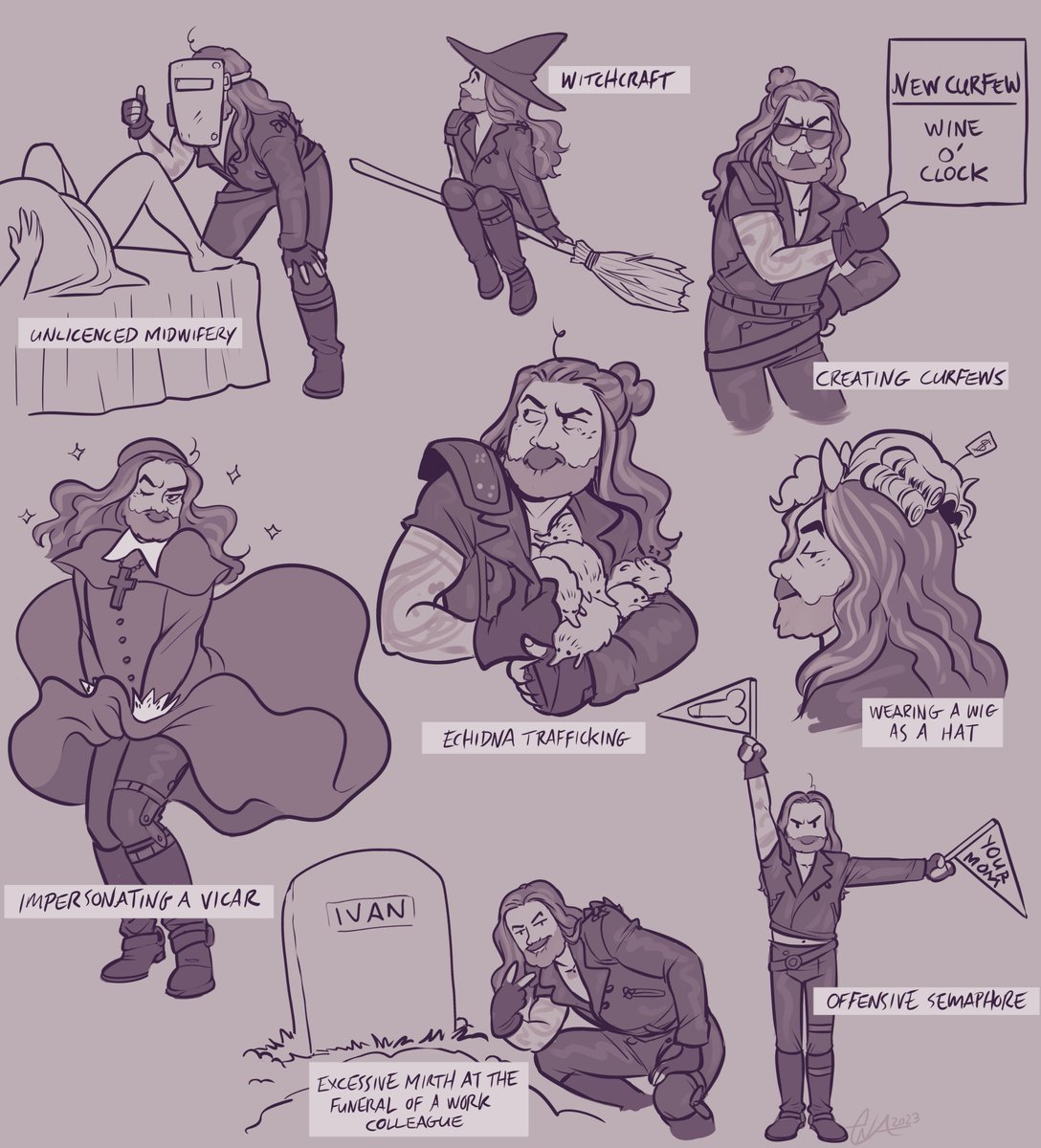 EnaBuns's tweet photo. Some of my favorite Ed crimes🥸
#ofmds2spoilers #OFMDfanart #blackbeard https://t.co/VhjWIAWGoC