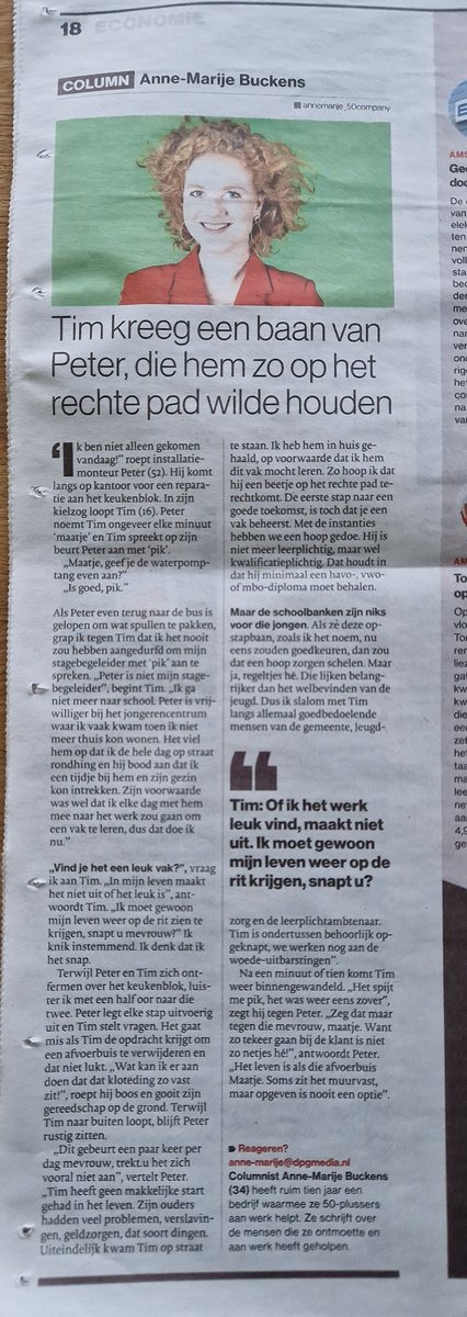 Wij hebben meer ‘Peters’ nodig voor onze jongeren! (En misschien iets minder diagnoses en regeltjes…)
Hoe komen we aan meer ‘Peters’ die..
- naar de hele context kijken
- zich niet achter het systeem schuilen
- verantwoordelijkheid nemen
- ondersteunen ipv problematiseren?