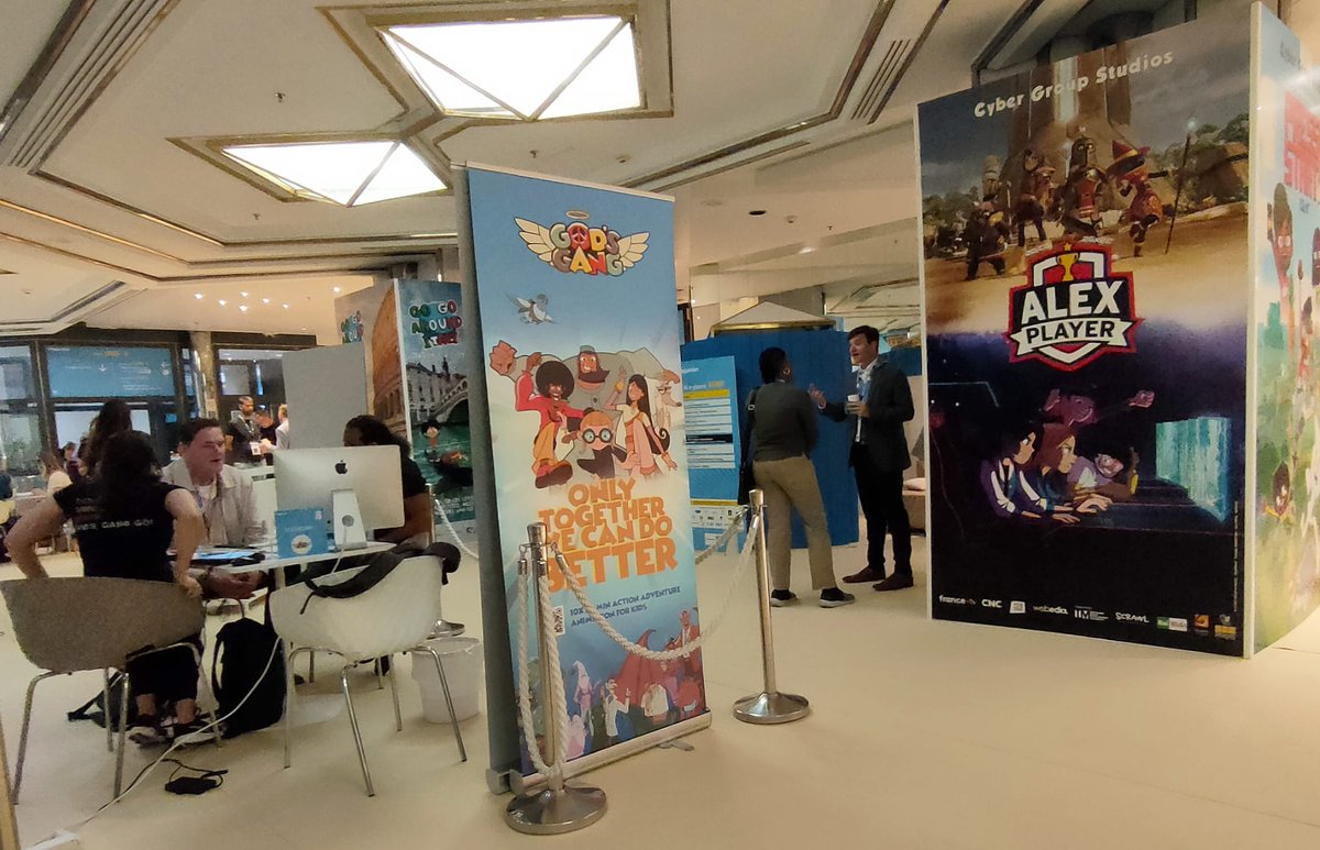 DCondeminas's tweet photo. Darrer dia del #MIPJUNIOR, però no per això menys intens pel que fa a contactes, reunions I també a l'anàlisi i selecció de continguts a la sala de visionaments.
#content #anime #animation #kids #young #television #OTT #VSoD #FASTTV #VoD #MIPJUNIOR2023 https://t.co/Gb9lqVsSyx