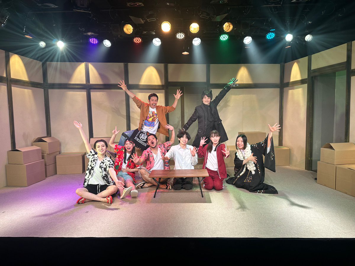 MitsukiSuzunaga's tweet photo. 舞台『GHOSTAY DX』千秋楽、終演致しました✨
お越しくださった皆さま、応援くださった皆さま、そして関係者の皆さま誠にありがとうございました😊✨
怖いくらい楽しい座組だったな……👻
またどこかでお会いできますように!
#ghostaydx https://t.co/8H3XhGneS0