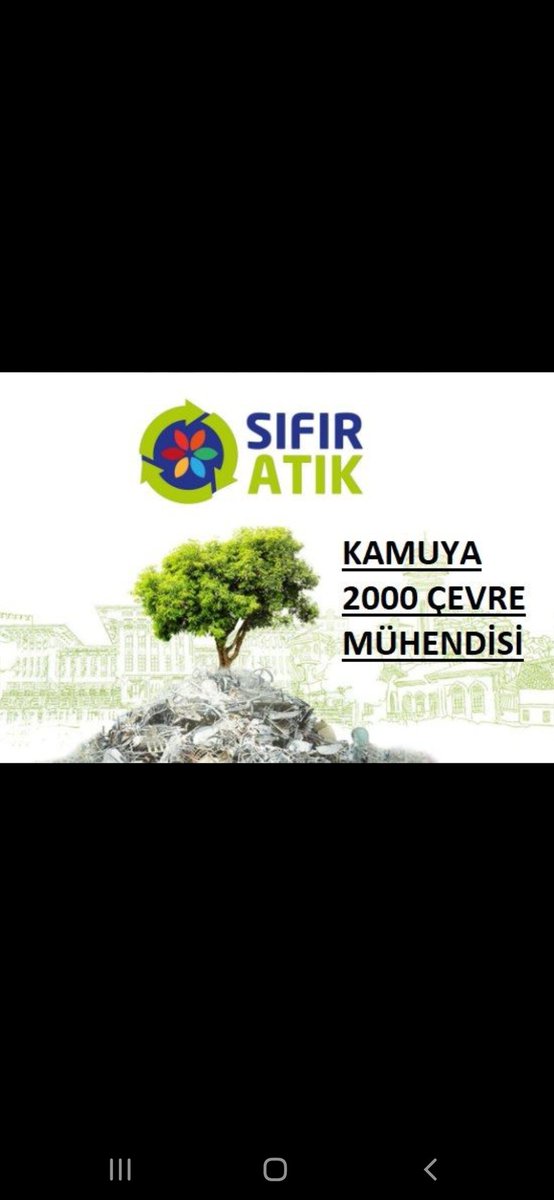 CevreMuh3021's tweet photo. @mehmetozhaseki @EmineErdogan Sıfır Atık işinin lisans eğitimini almış olan Çevre Mühendislerine istihdam sağlayınız 
@EmineErdogan 
@mehmetozhaseki 
@tuzcuoglurefik 
@csbgovtr 
#ÇevreMühendisi2Bin https://t.co/jrsdUKGVL4