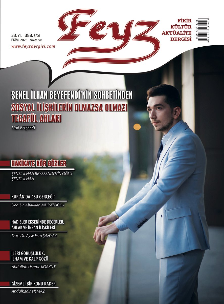 Feyz dergisinin yeni sayısı insana ve maneviyata dair dopdolu bir içerikle yayınlandı. 

Hızlı dünya gündemi yeterince baş döndürücü… Savaşlar, doğal afetler, Türkiye’yi sarsan depremin yaralarının sarılma çabaları, uzaya kadar sarkan devletlerarası yarış, teknolojinin hızlı