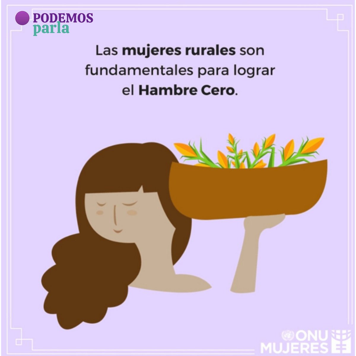 Podemos_Parla's tweet photo. Hoy 15 de Octubre es el #DíaInternacionalDeLaMujerRural
Conseguir la igualdad de género y empoderar a las mujeres rurales no solo es lo correcto, sino que es fundamental en la lucha contra la pobreza extrema y desnutrición

Lean ésto de Naciones Unidas
👇
https://t.co/oK6XEhAeQw https://t.co/esfi11alUg