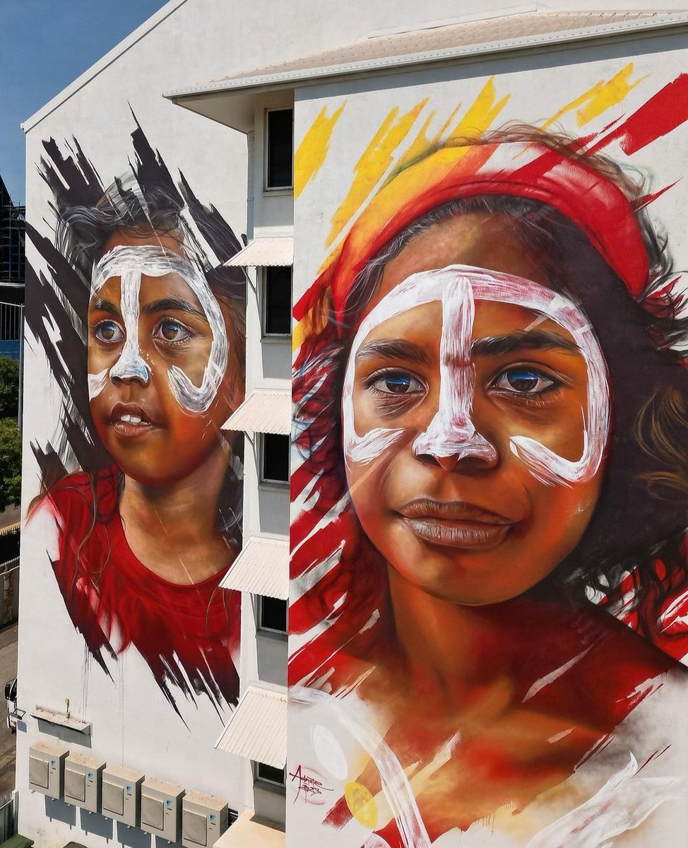 MolinaStreetArt's tweet photo. Art by Australian Adnate for Streetart Festival 2023 in Darwin, Australia #adnate #lamolinastreetart | photo via artist mysl .nl/DoOE https://t.co/PQHCxDWfMb
