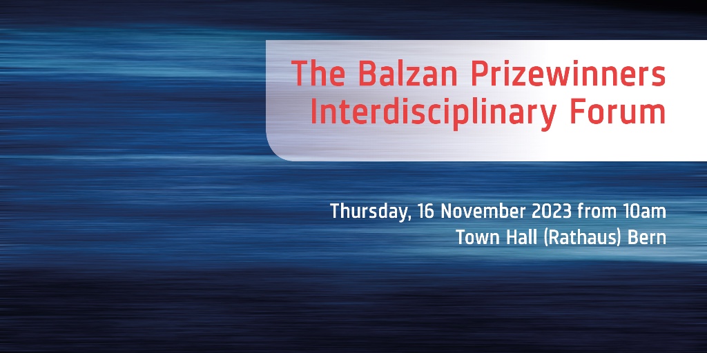 On 16.11.23, 10am, the @BalzanPrize winners @DavidDamrosch, @hfalcke will present their work at the Interdisciplinary Balzan Foundation Forum at the City Hall in Bern. A unique opportunity to exchange ideas with the award winners. Register now 👉 go.academies-suisses.ch/balzanforum