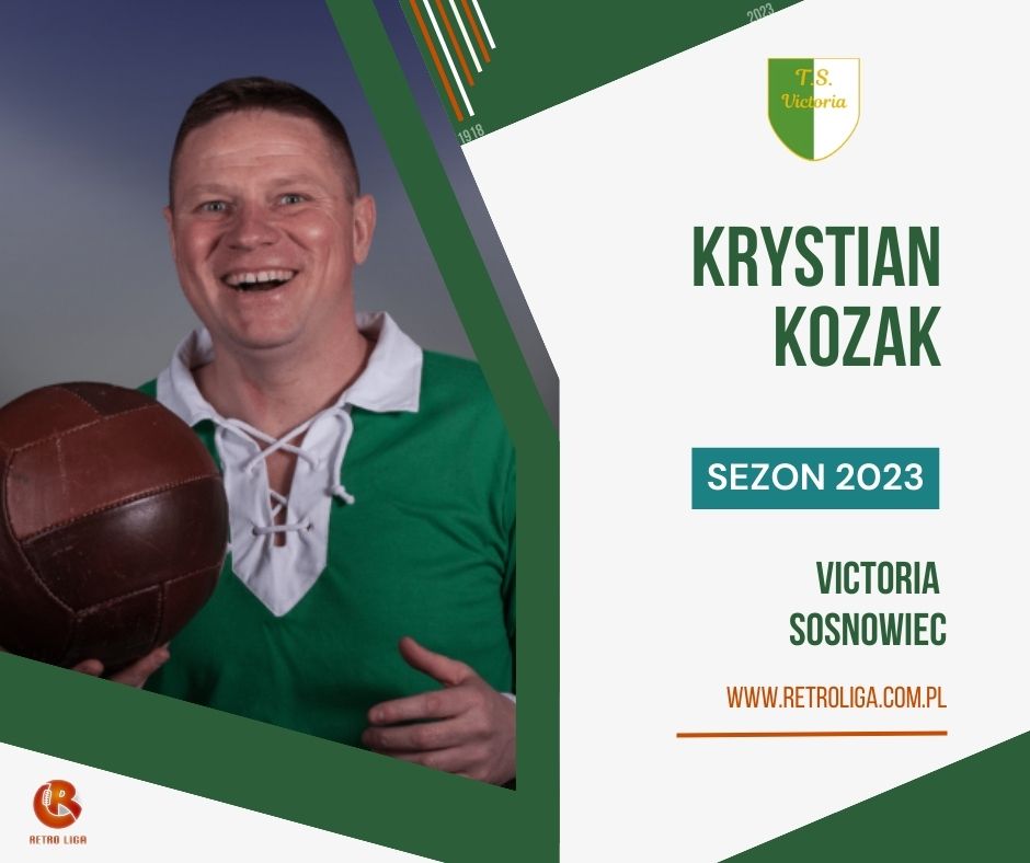 VSosnowiec's tweet photo. Jednym z naszych najjaśniejszych punktów był nasz lewy pomocnik, Krystian Kozak! Jego boiskowe osiągnięcia były kluczowe w zdobyciu drugiego miejsca w Polsce. 📷To nie tylko utalentowany piłkarz, ale także zawsze uśmiechnięty i pełen pozytywnych emocji dżentelmen. @RetroLiga https://t.co/epIikq5Jbc
