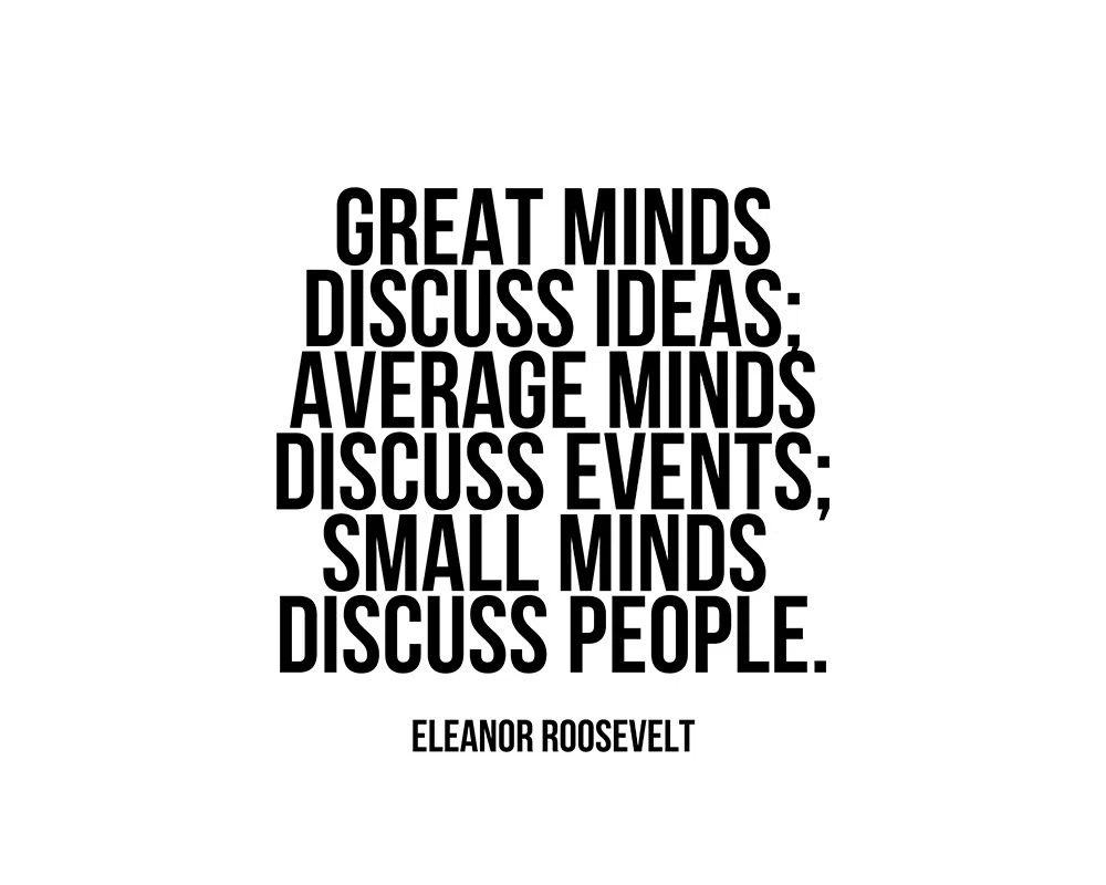 #EleanorRoosevelt 
#ThinkBIGSundayWithMarsha