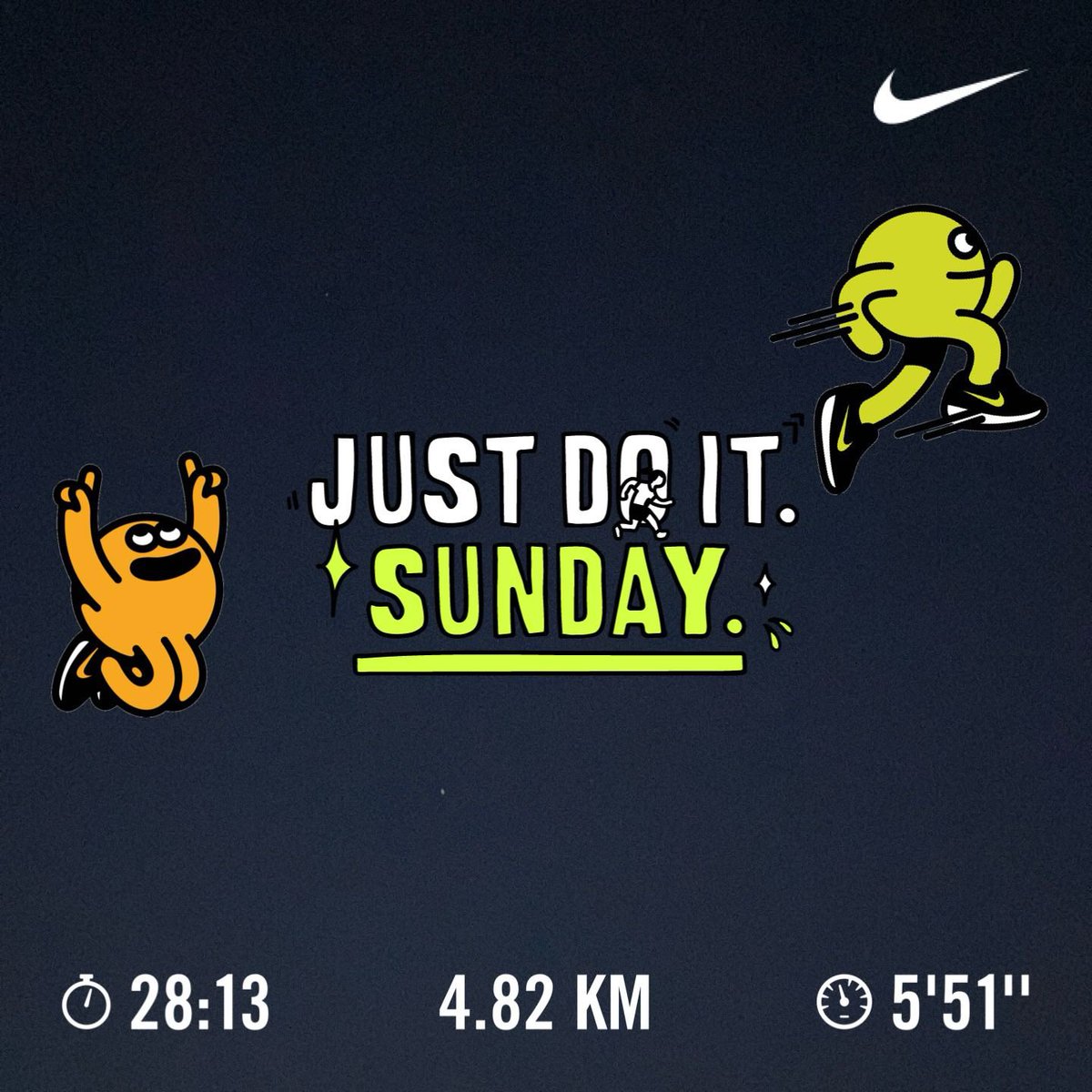 grew04's tweet image. Nike⁠ Run Club アプリで 4.82 kmを走りました
#nrc #justdoitsunday #temporun