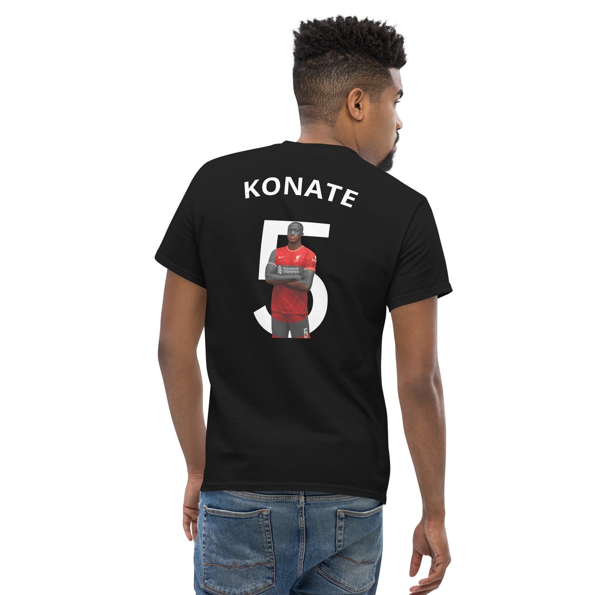 worldwide843631's tweet photo. NEW PRODUCT  

Konate T-Shirt

Available in Black or White and in all sort of sizes  

Available to order now!  #LiverpoolFC #tshirts https://t.co/kuQ49TX1Jg