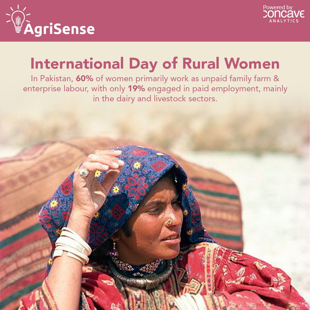 Empowering rural women, igniting change! Celebrating World Day for Rural Women and their vital role in building resilient communities. 

#AgriSense #ConcaveAGRI #ConcaveAnalytics #RuralWomen #RuralWomenEmpowerment #StrongRuralWomen #RuralWomenMatter #CommunityBuilders