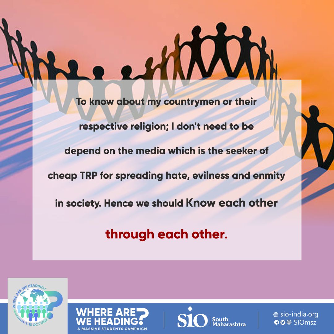 Musaddiqulmoid's tweet photo. The true essence of humanity lies in embracing our diversity and promoting communal harmony.” – Nelson Mandela #WhereAreWeHeading https://t.co/sO3glnhafQ