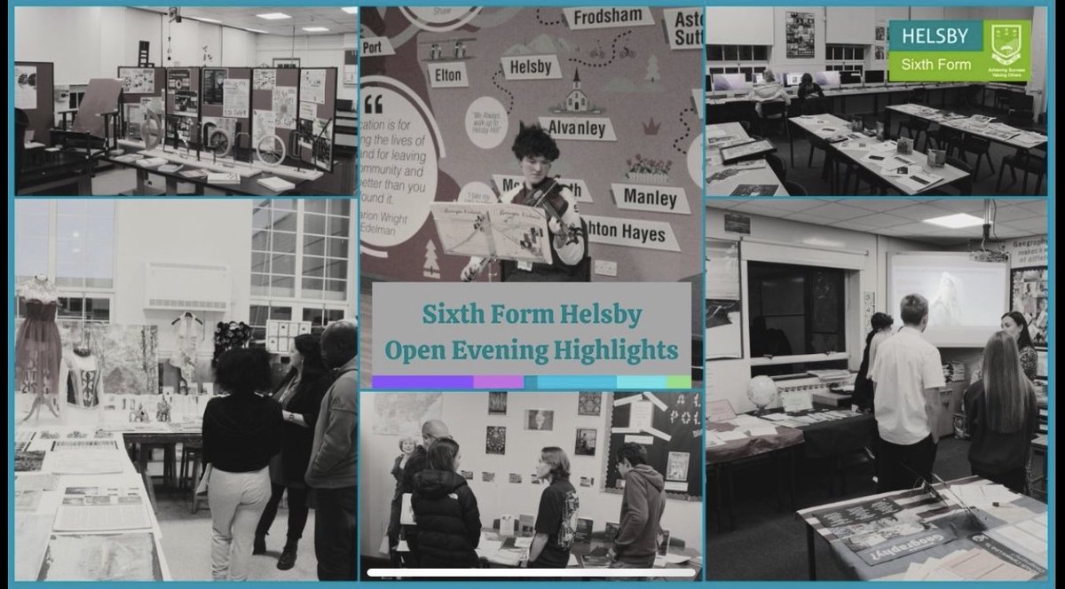 We would like to thank everyone who attended our Open Evening! It was lovely to welcome so many prospective students to Sixth Form Helsby and share what being a part of our Sixth Form community is like! Read more here: helsbyhigh.org.uk/2023/10/13/six…