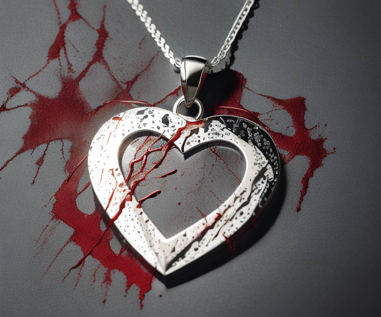 VirtualsnapAI's tweet photo. Let's now create some scary looking jewelry!

I think if we're looking for halloween-themes pictures, we gotta have some blood in them, don't we?

Let's see your generations! https://t.co/bcZP8vSq2Z