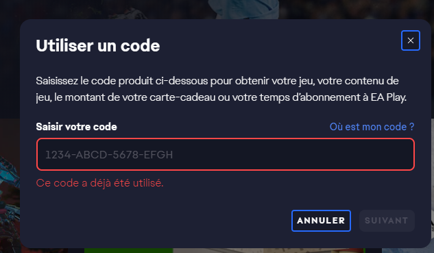 hhazerty's tweet photo. @_MaatM_  @InstantGamingFR  j'ai acheter un code chez vous il marche pas être votre support veux pas me rembourser ou me donnez un autre code https://t.co/lG0abssAYI