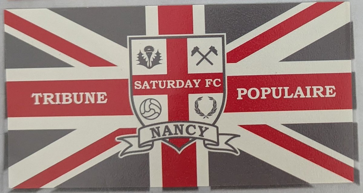 1jour1stick's tweet photo. #Nancy toujours avec le groupe actuel moteur au nom original #SaturdayFC
Sticks hyper propres, on regarde ça! 👇👇
Le union jack au final pas si souvent détourné https://t.co/W3IJwGhtTx
