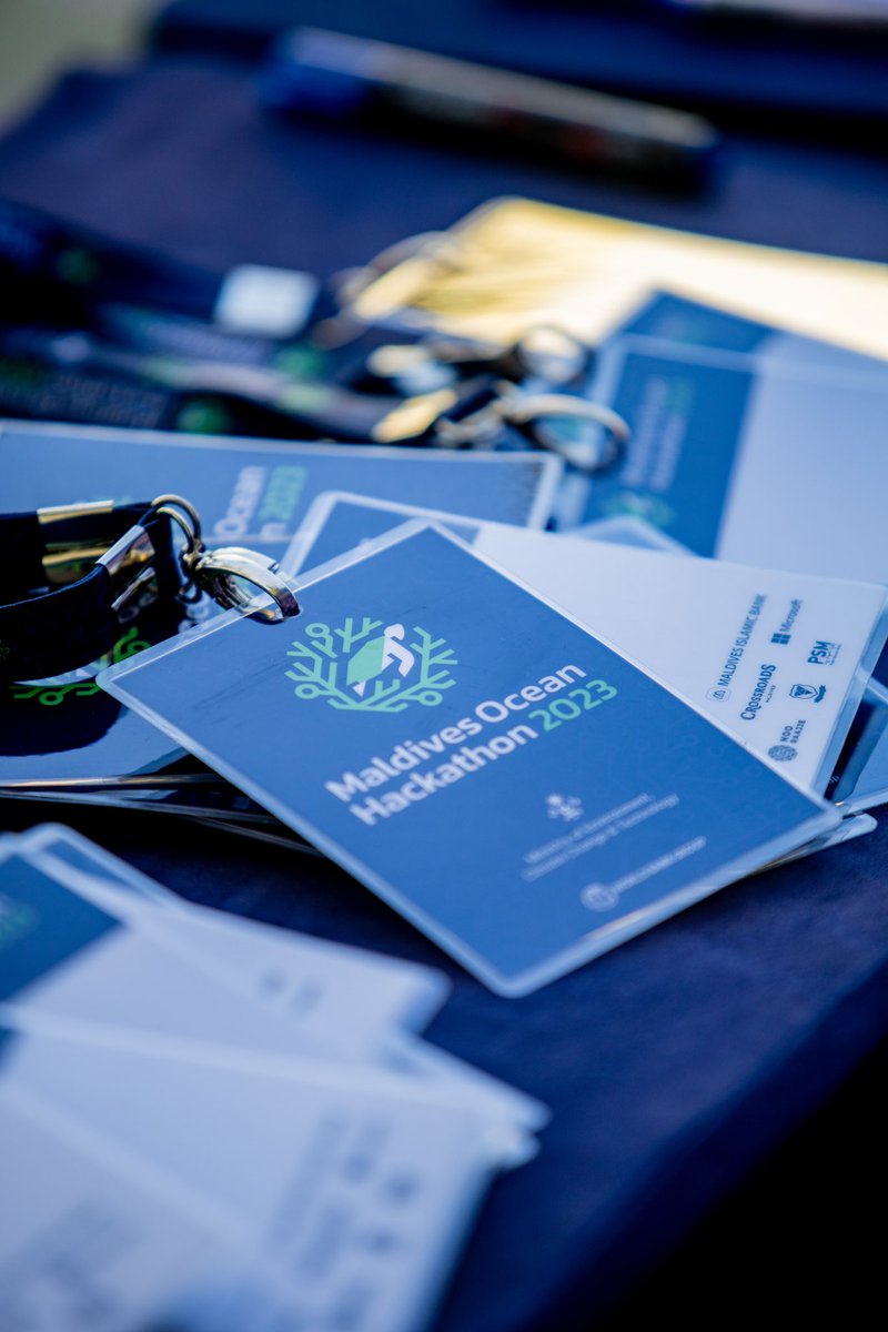 mvoceanhack's tweet photo. 🚀 Let the innovation begin! The 2023 Maldives Ocean Hackathon is now in full swing at Crossroads Maldives, Get ready to explore the limitless potential of the ocean! #MvOceanHack https://t.co/i9UivkYoxg