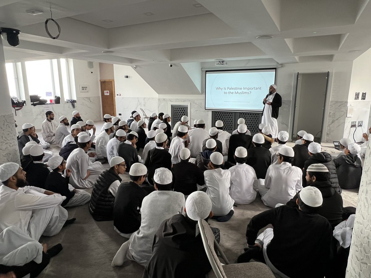 Awareness of #Palestine, in particular with the current dire situation unfolding in #Gaza. We make Dua for peace and justice. It is important our children appreciate the reality and history of what is happening.