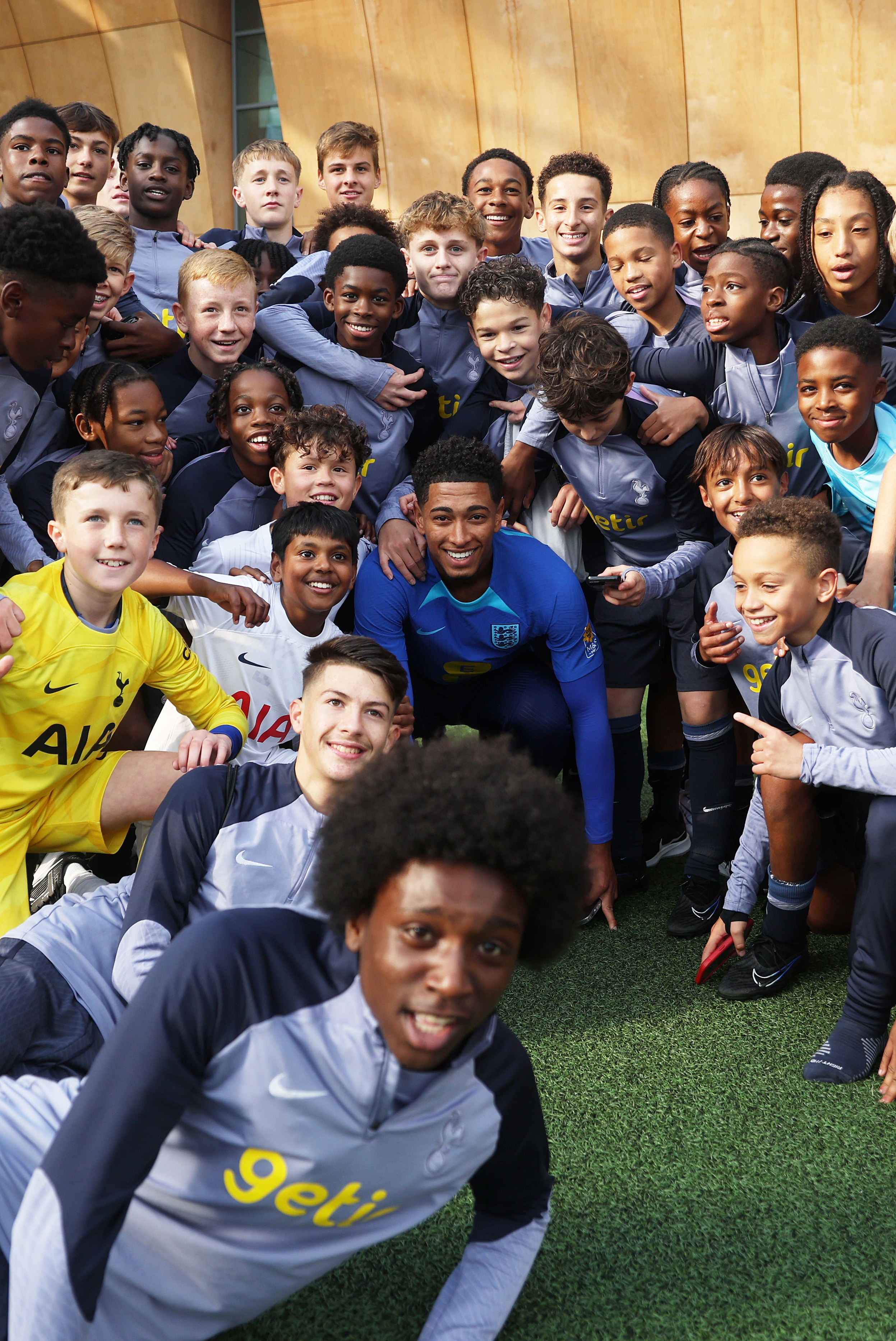 England on X: "Feeling the love at @SpursOfficial!  @BellinghamJude  https://t.co/vMYsiZCKO2" / X