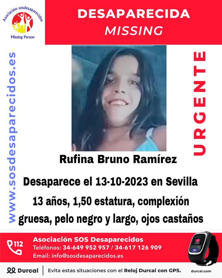 Sueldodenervion's tweet photo. Que está pasando en Sevilla ? Ya son 3 desaparecidos en sólo 3 días y en diferentes zonas de Sevilla.
Primero desaparece Noelia Giménez en Dos Hermanas después Álvaro Prieto y luego una niña de 13 años llamada Rufina Bruno. Y nadie sabe nada de ninguno de los tres ? Esto huele muy mal, ojalá se solucione pronto y no sea nada.