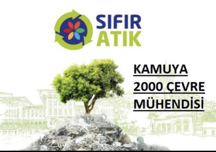 cevreci0606's tweet photo. @mehmetozhaseki @EmineErdogan Sıfır Atık işini bu işin eğitimini almış olan Çevre Mühendisleri yapmalıdır. Yıllardır yetersiz olan Çevre Mühendisi istihdamı arttırılmalıdır.
@EmineErdogan 
@mehmetozhaseki 
@tuzcuoglurefik 
@csbgovtr 
#ÇevreMühendisi2Bin https://t.co/WMOCmaGHC8