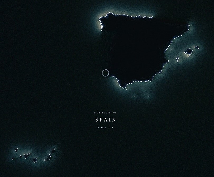 gomezdetejada's tweet photo. Los 187 faros de España. https://t.co/5yAvsxIqa9