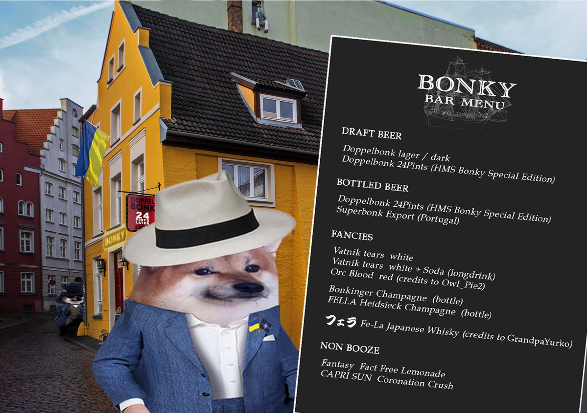 RobEld75's tweet photo. Time has come, Fellas!
Golden autumn begins after this long and eventful summer.
#BonkyBar opens its doors tonight and welcomes old and new friends.
Drinks are on the house for proof of a donation. Post receipt and your Fella pic and choose a drink from the menu.
@NAFOfleet https://t.co/RSYXF13dl6